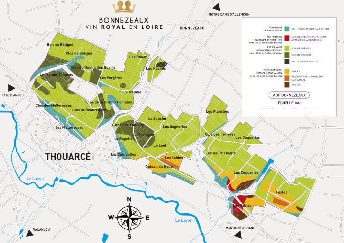 Bonnezeaux map